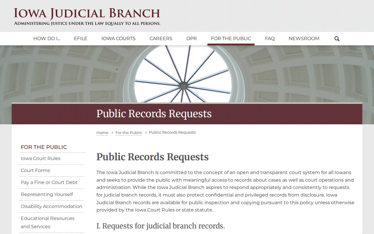Boone County warrant record custodian and request guidance