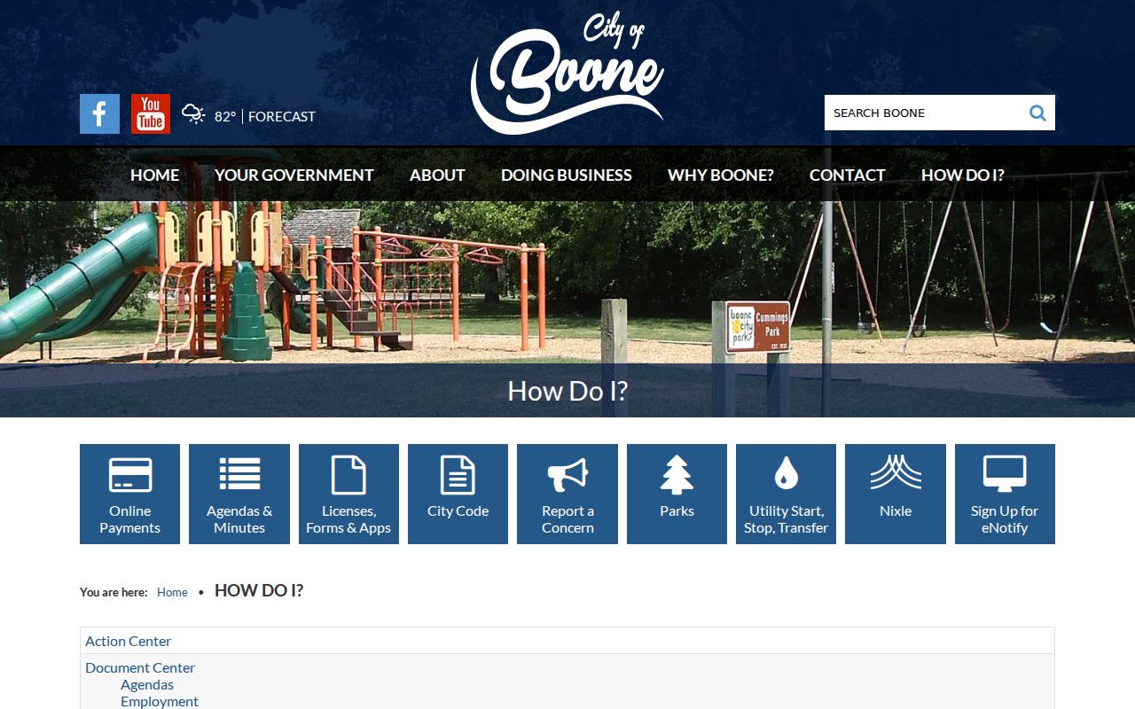 Boone County traffic warrant City Hall contact source